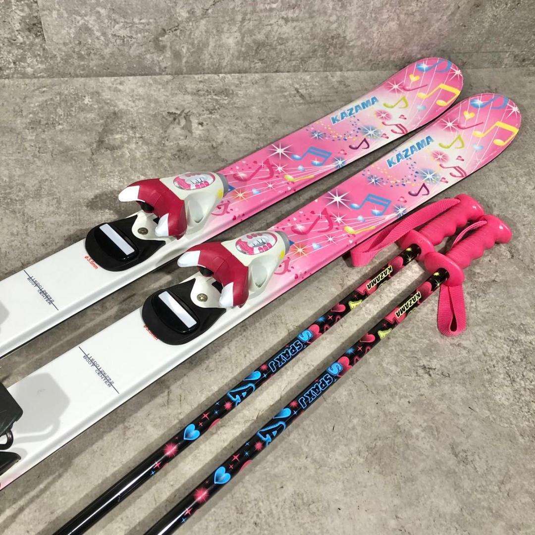 即乗り KAZAMA 116 ジュニア キッズ スキー 子供 セット カザマ
