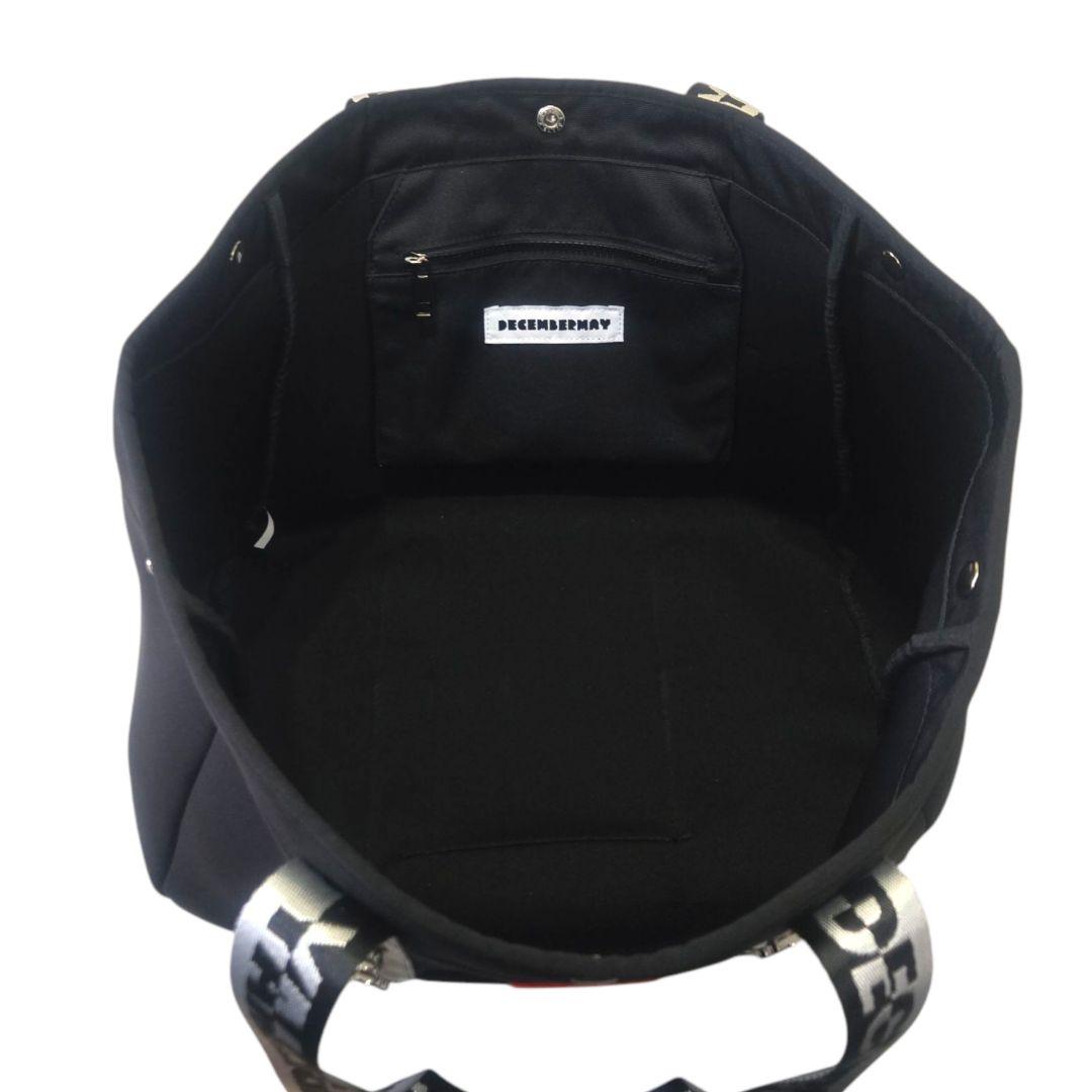 【新品】DECEMBERMAY 　ゴルフ　トートバッグ　ブラック　大容量