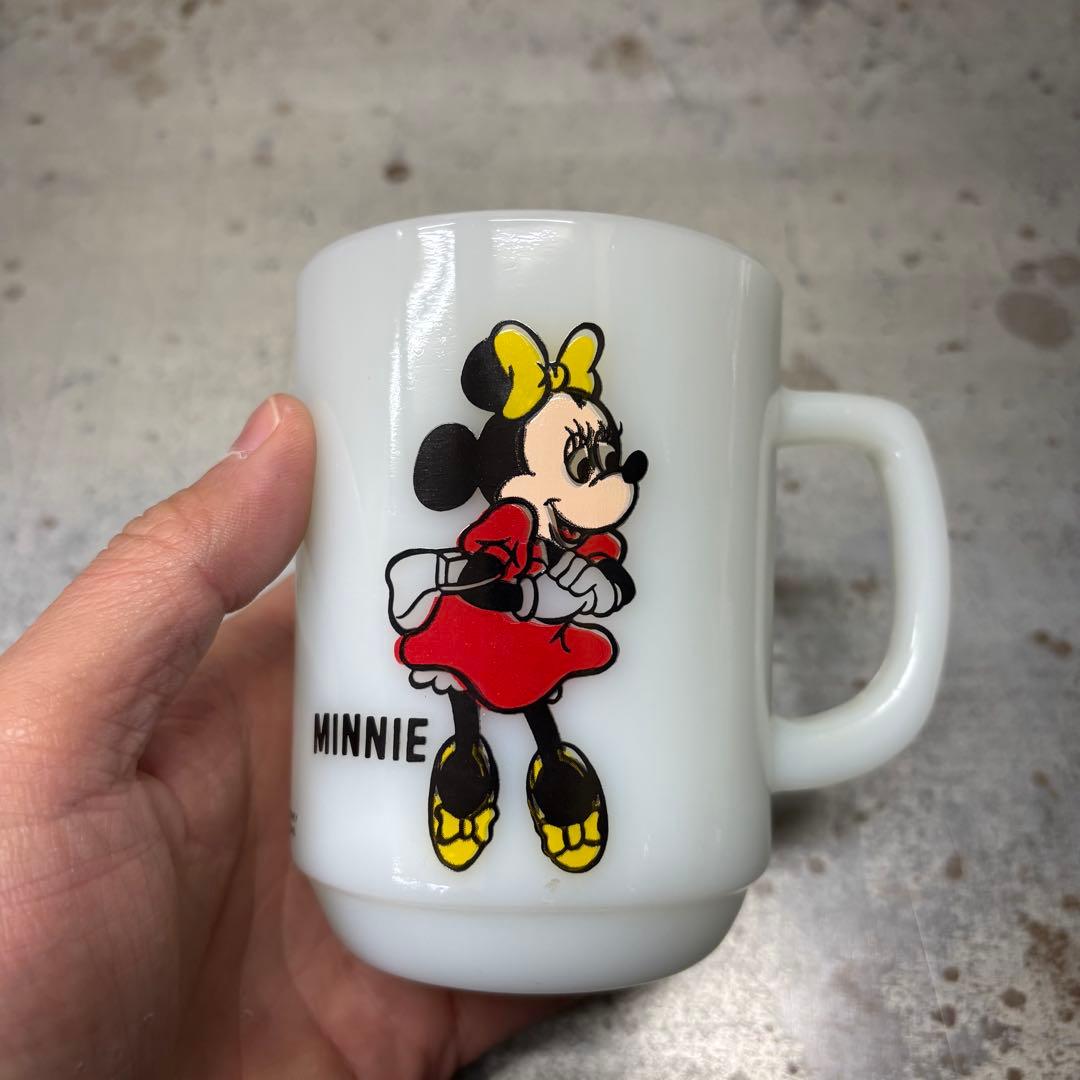 77s-FIRE KING anchor hocking ディズニー マグ