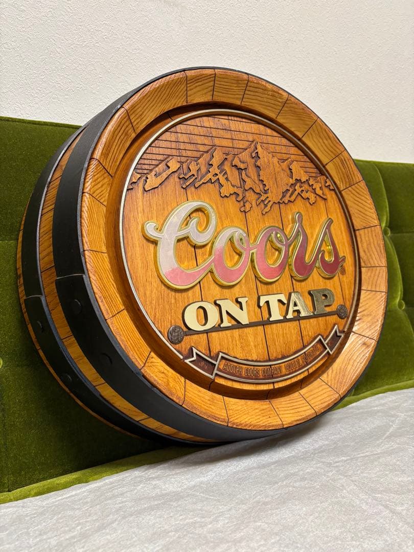 超美品 COORS クアーズ 壁掛け ビンテージ ビアサイン パブミラー レトロ