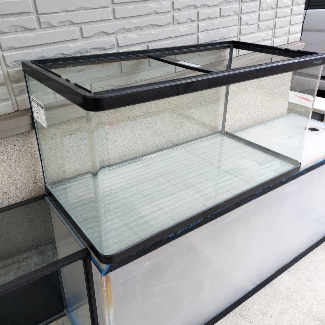 折り曲げ90センチ水槽 津市の取引限定品 オマケで底砂 プレゼント