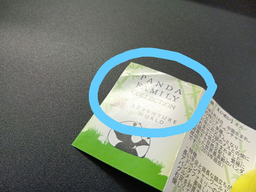 アドベンチャーワールド パンダファミリーコレクション フィギュア
