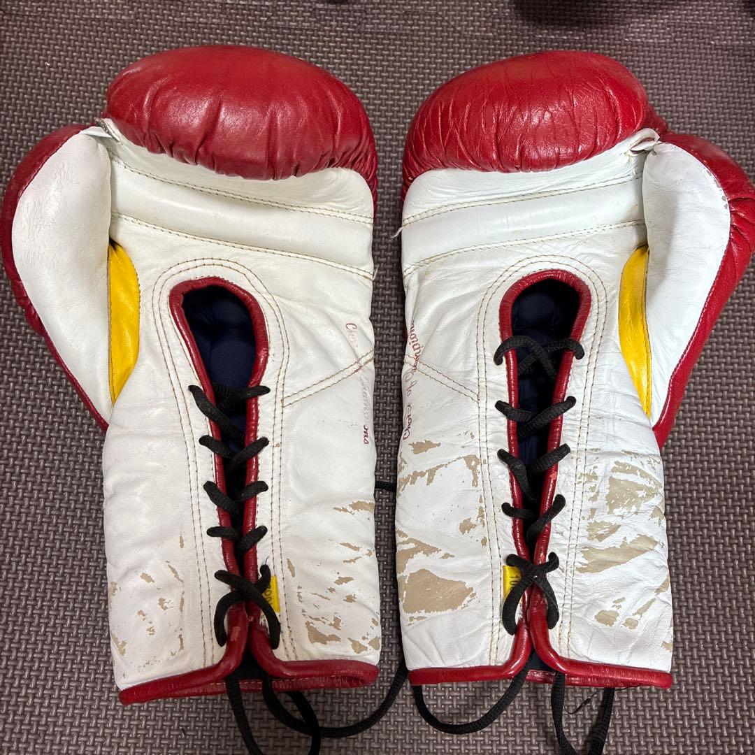 EVERLAST ボクシンググローブ MX 赤白 10オンス