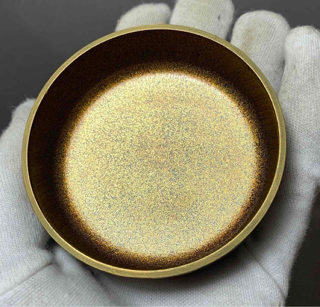 茶道具　芝舟蒔絵棗