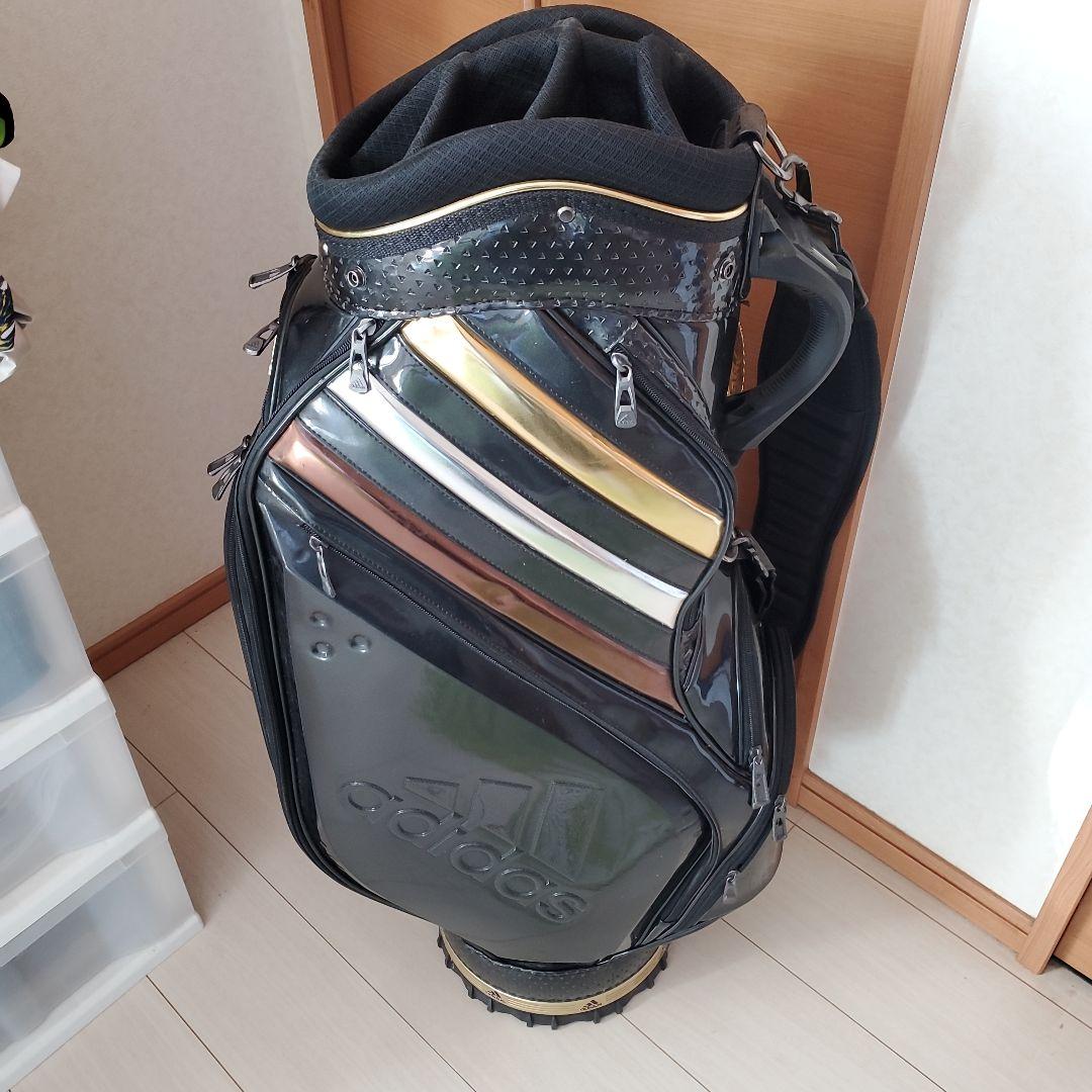 adidas キャディバッグ ブラック/ゴールドオリンピック日本代表記念モデル