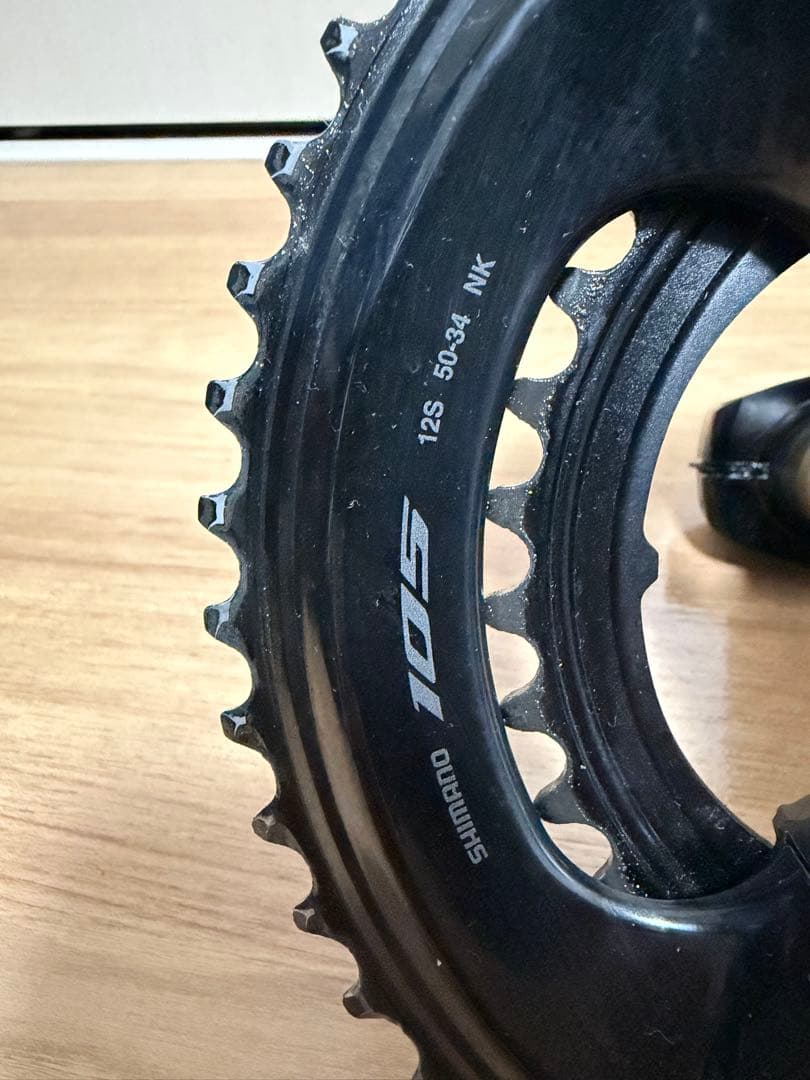 Shimano 105 クランクセット 50/34T ブラック