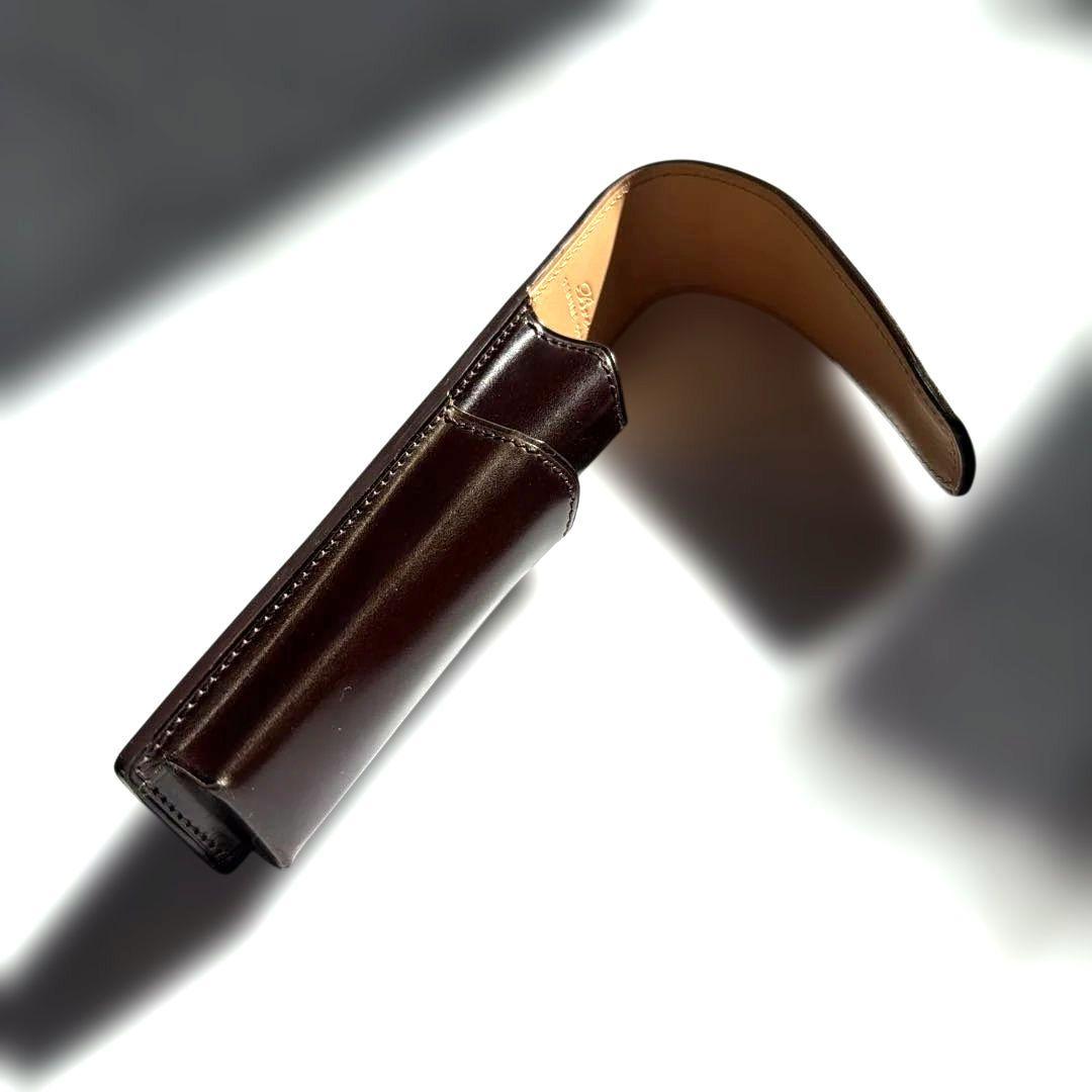 brelio コードバン ペンケース1本差し【未使用品】