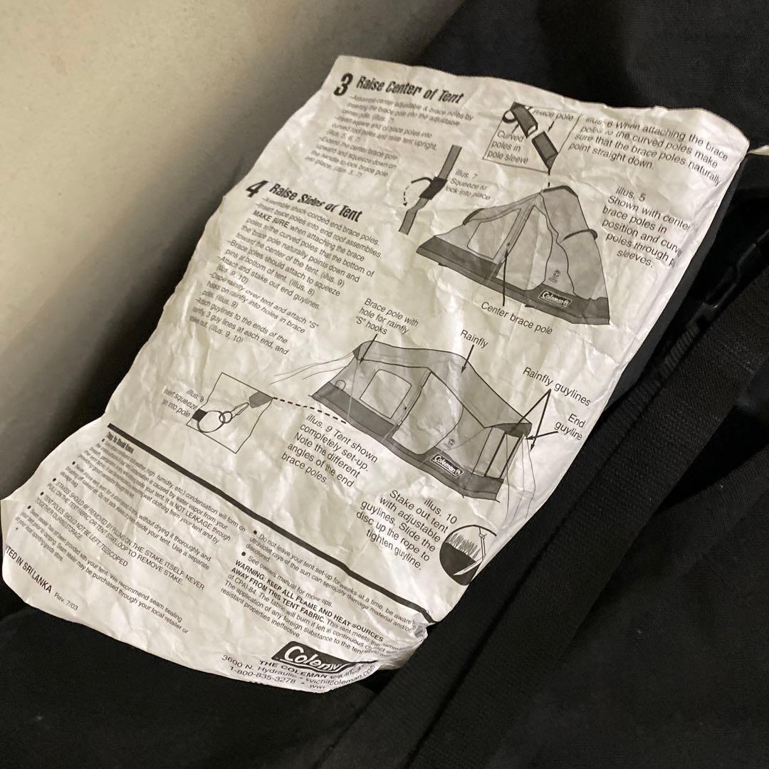 Coleman SALMON  CABIN コールマン テント 現状品