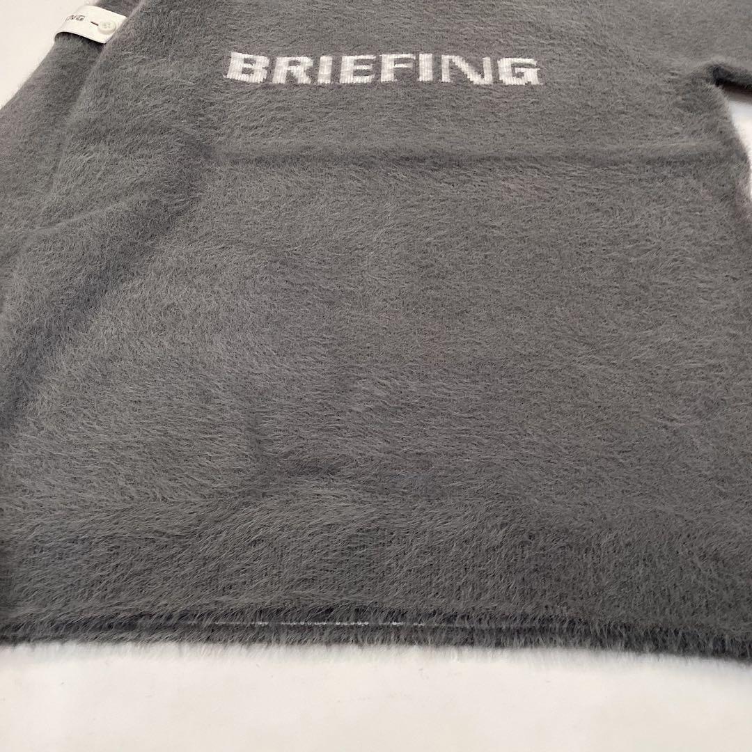 新品　BRIEFING SHAGGY LOGO TURTLENECK KNIT