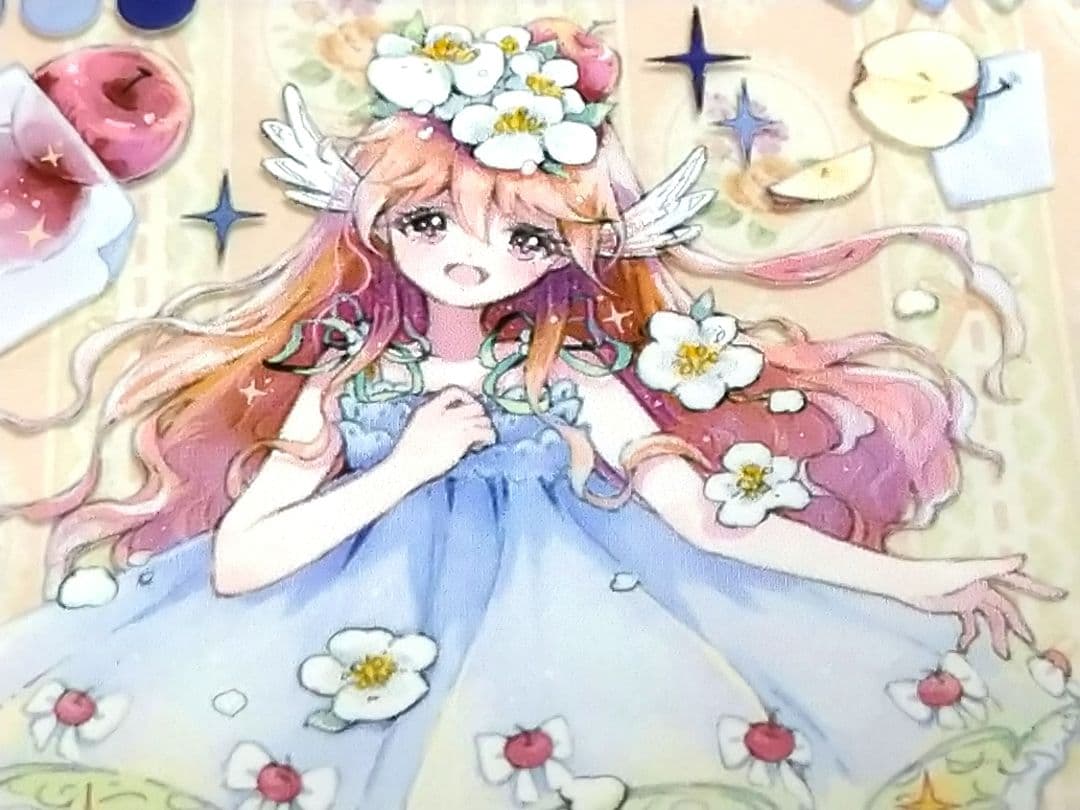 ☆残２☆J488＃半颗苹果(PET局部重油)九是酒切り売り海外人物マステ女の子