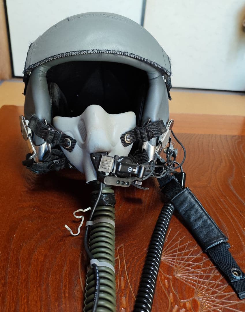 輸送機クルーヘルメット　マスク、ブーム マイク付き