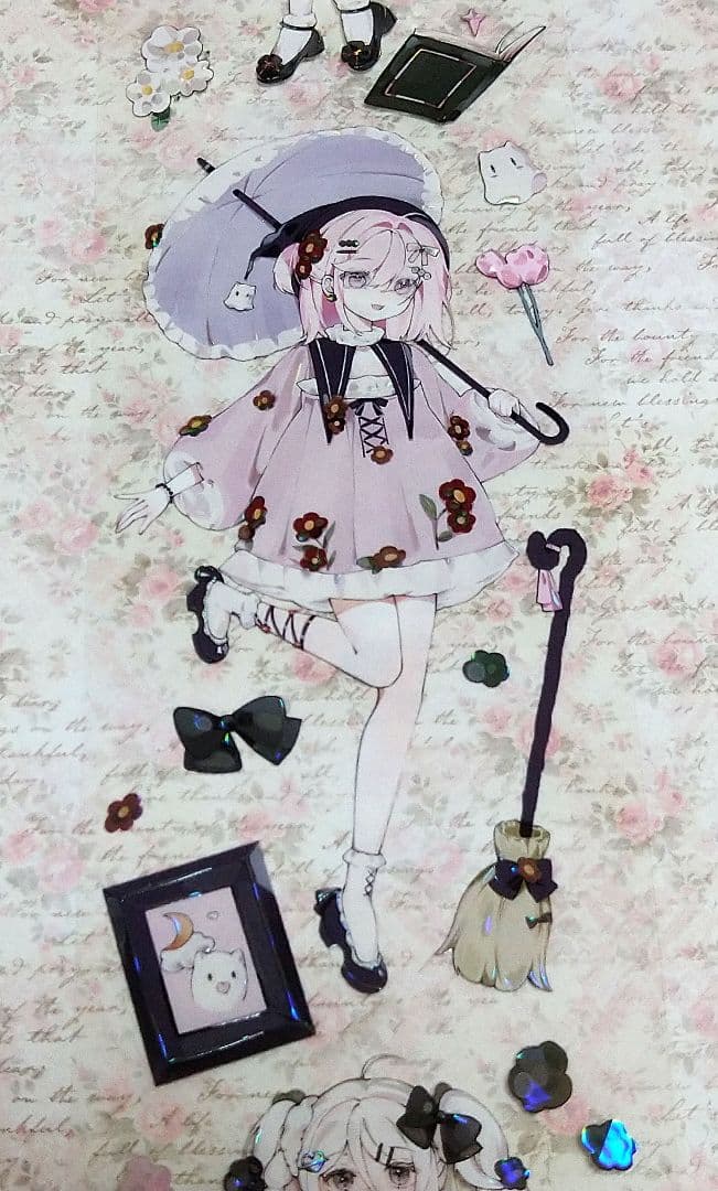 J1108＃仙路物语(贝壳光)Dailylife切り売り海外人物マステ女の子