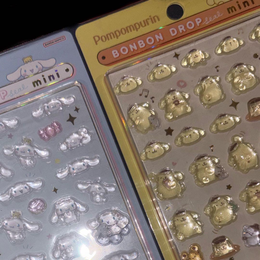 ボンボンドロップシール　mini サンリオ　コンプリートセット　8枚