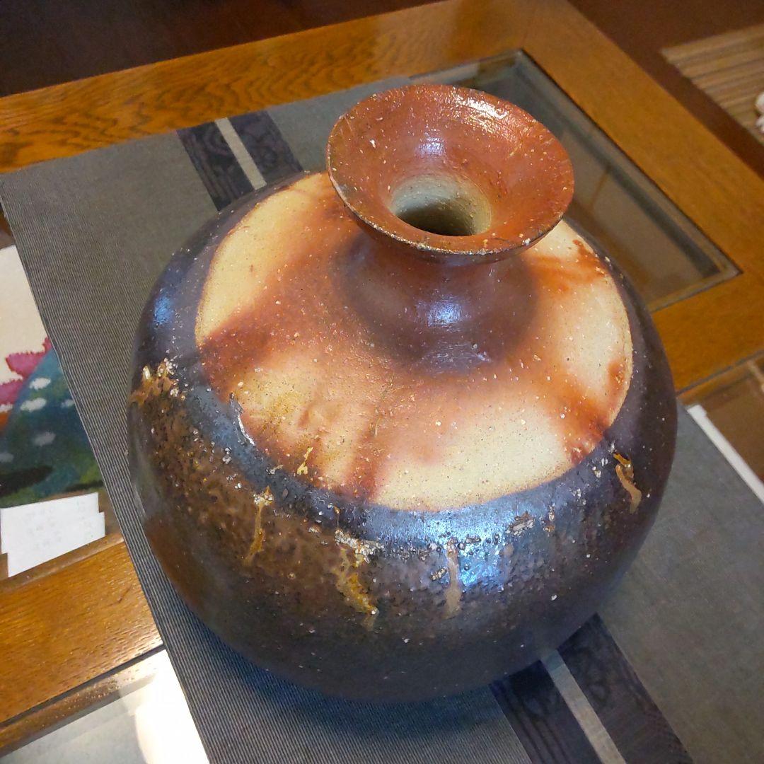 黒備前　蕪　54　備前焼