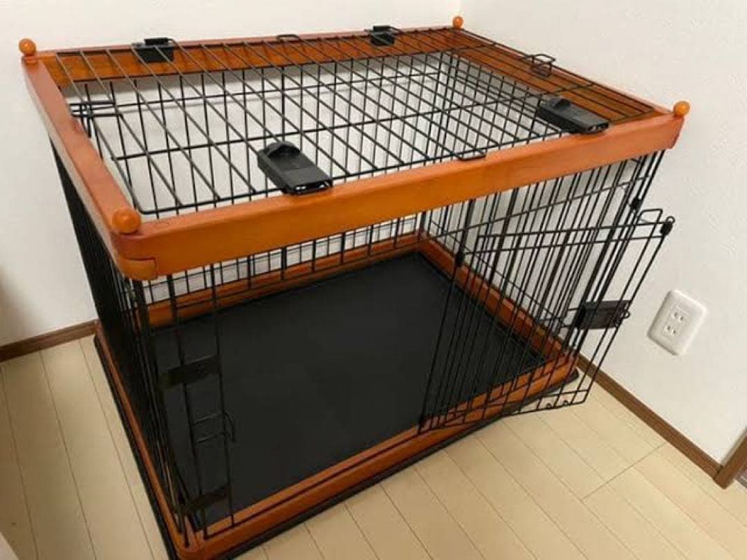 クーアンドリク ペットケージ 犬 木製