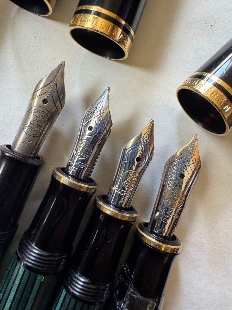 ペン先14K 14C 585 18K 750 21K万年筆10本