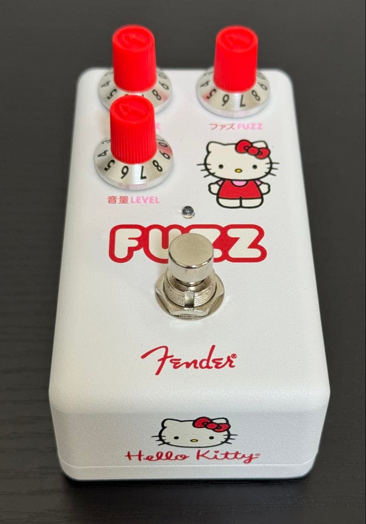 Fender×ハローキティ FUZZ エフェクター ホワイト