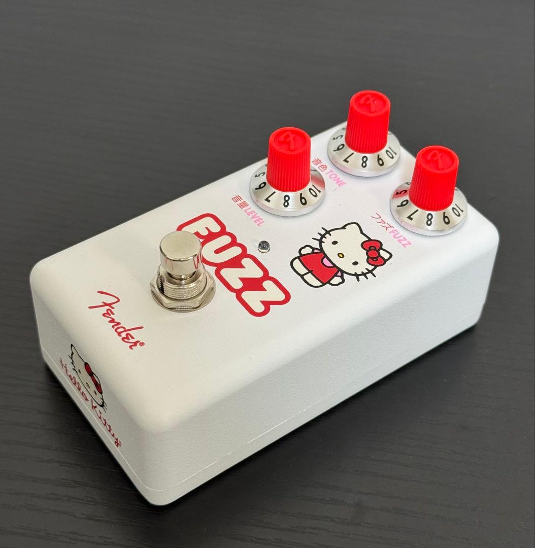 Fender×ハローキティ FUZZ エフェクター ホワイト