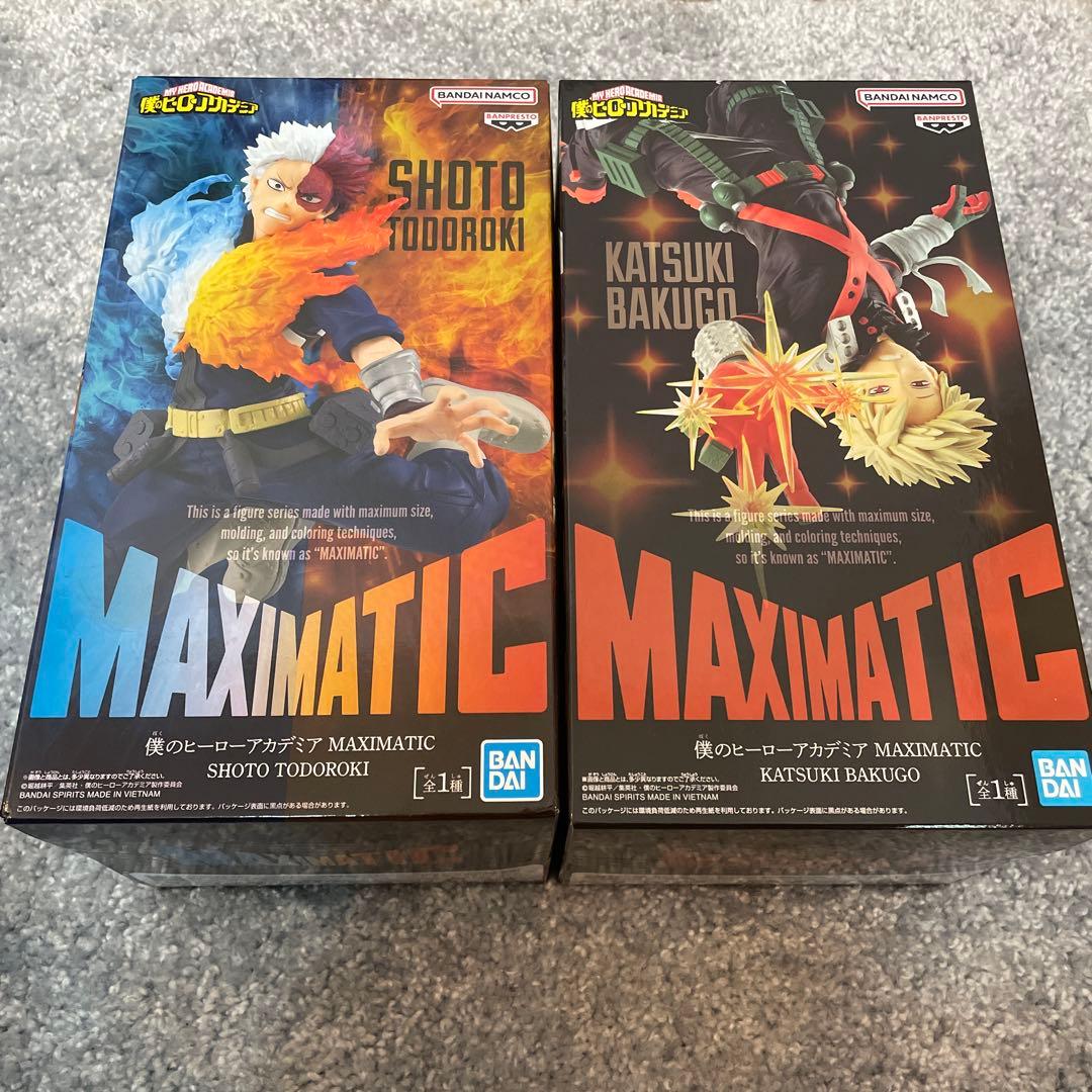 「僕のヒーローアカデミア」 MAXIMATIC 爆豪勝己・轟焦凍セット売り