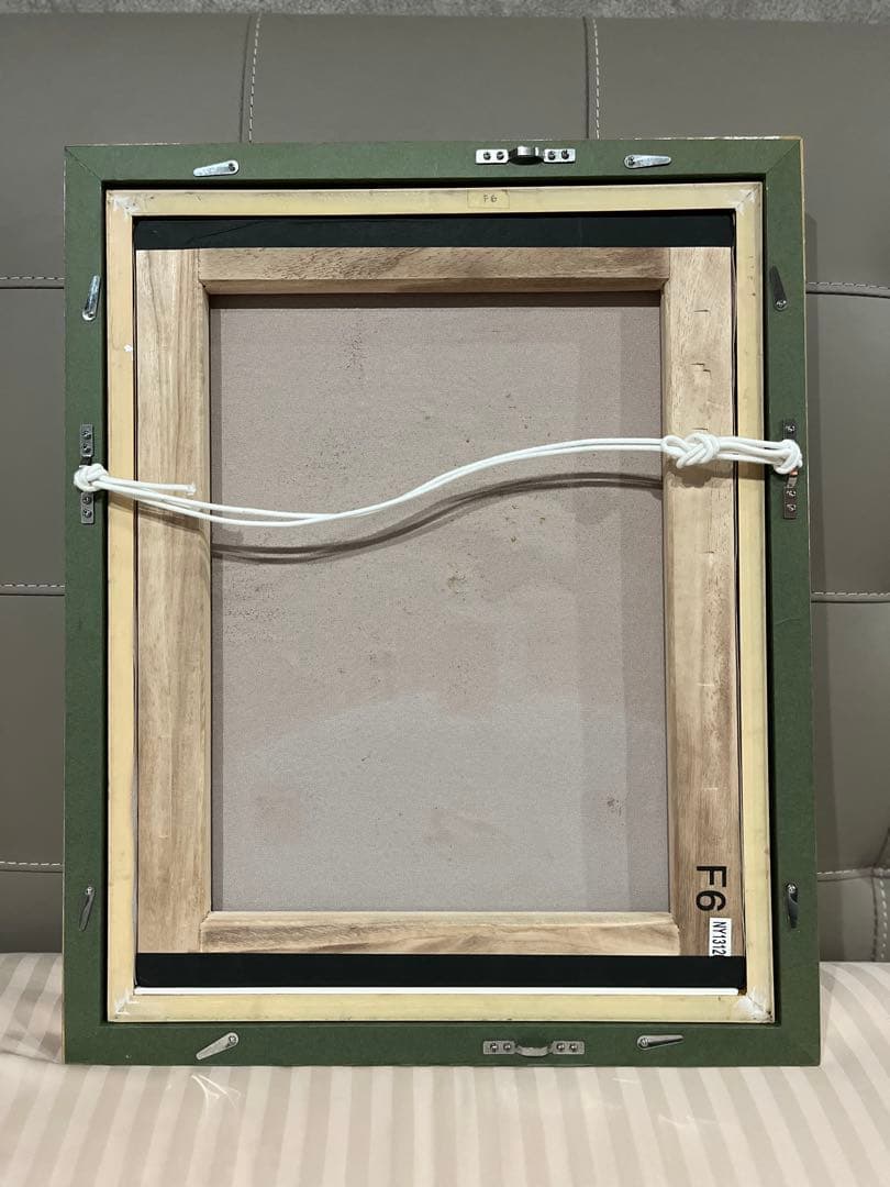 【イタリアの画家】Erwin PINERO 油彩画 シルバーフレーム♪