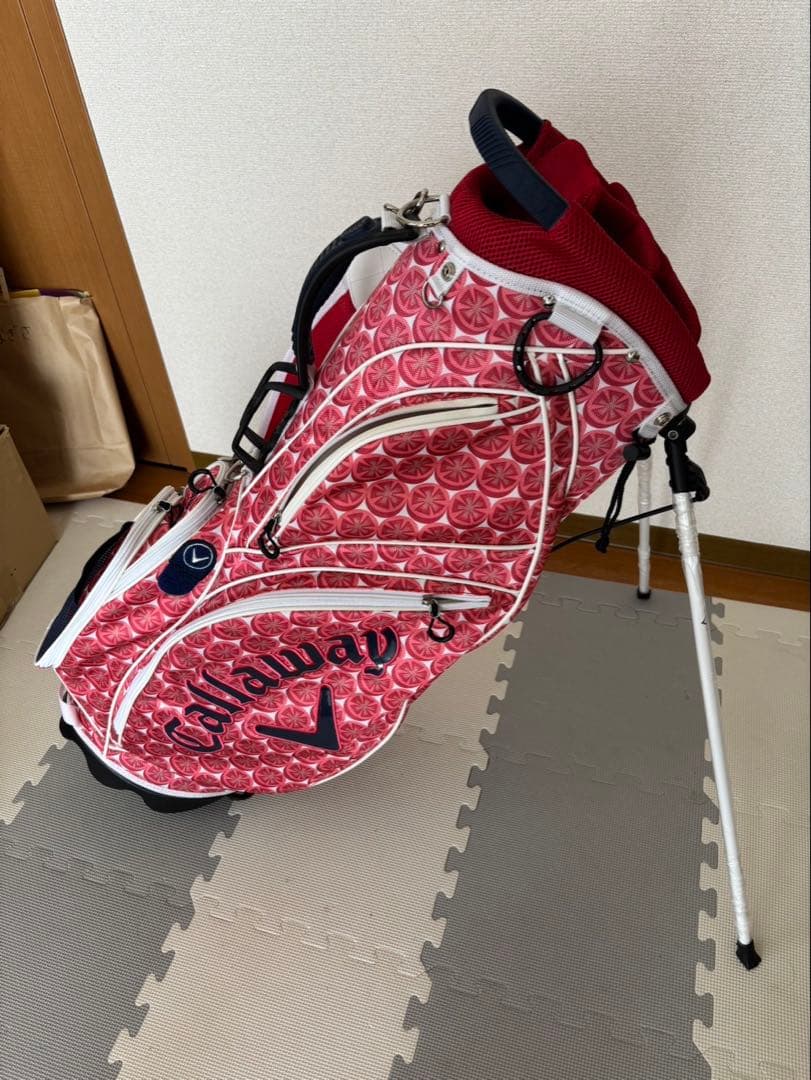 Callaway ゴルフバッグ スタンドバッグ 赤