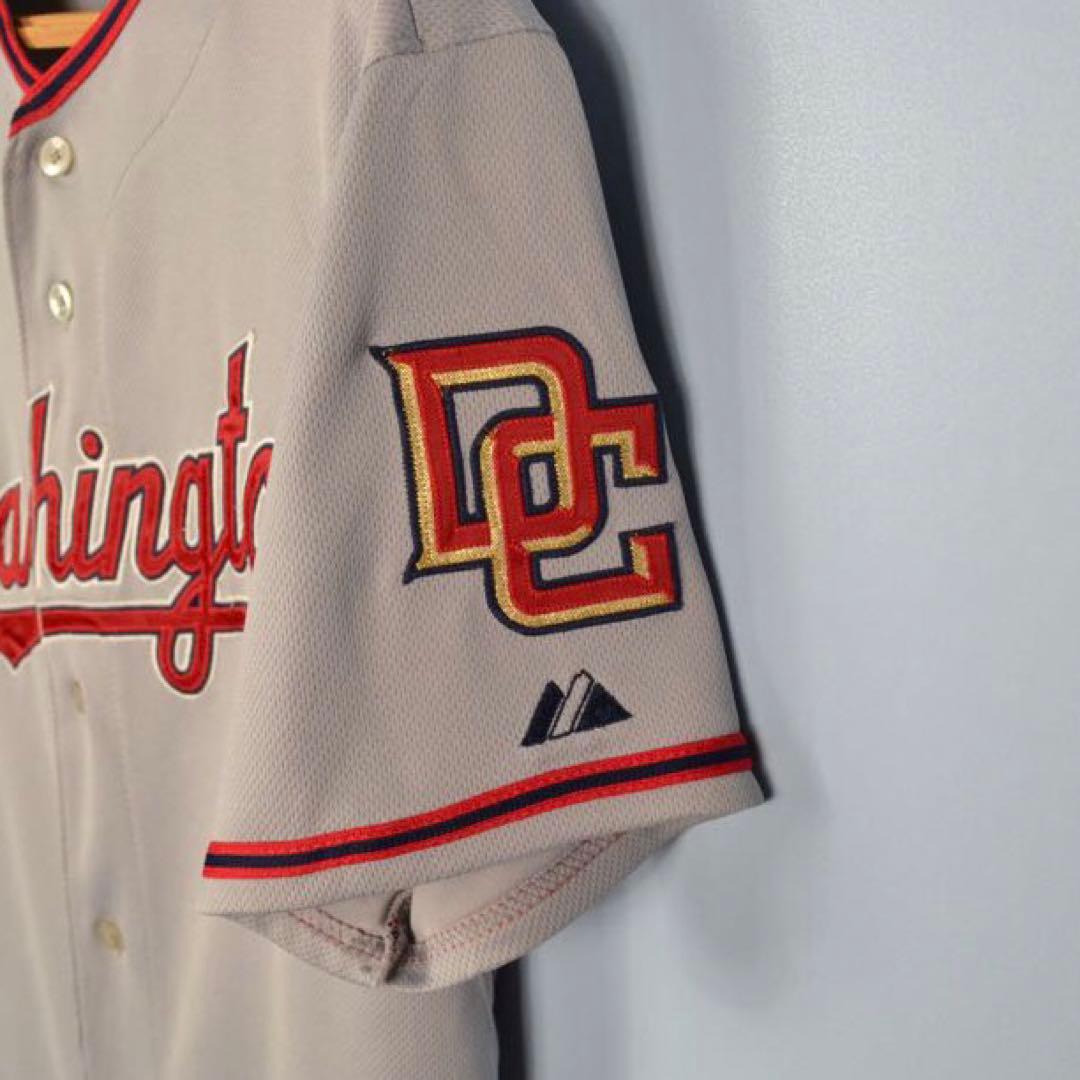 ワシントン・ナショナルズ\"majestic\"ベースボールシャツ サイズ48