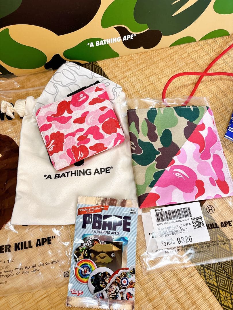 ラッピング・包装 A BATHING APE BAPE ABC CAMO BANDANA M