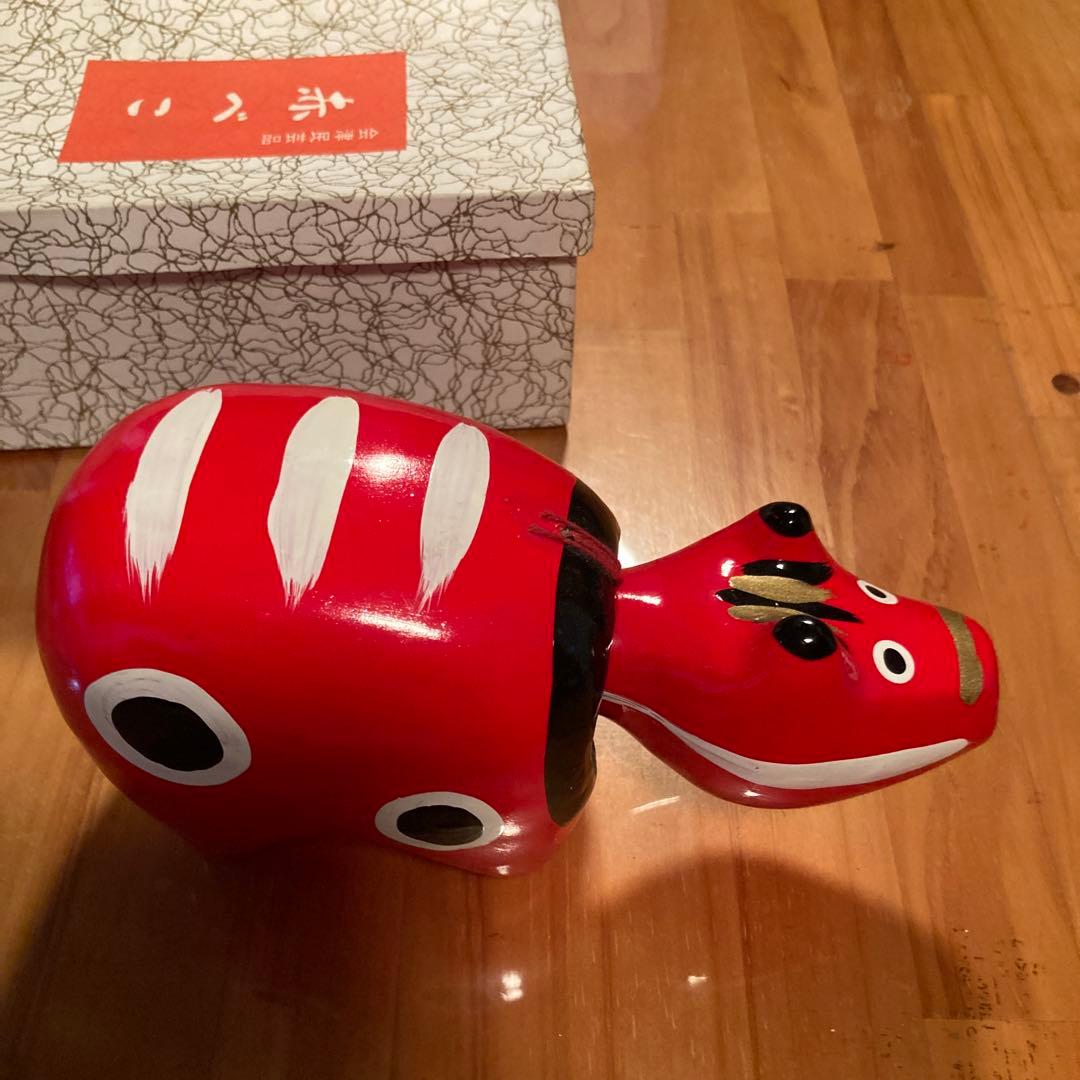 赤べこ 木製 民芸品