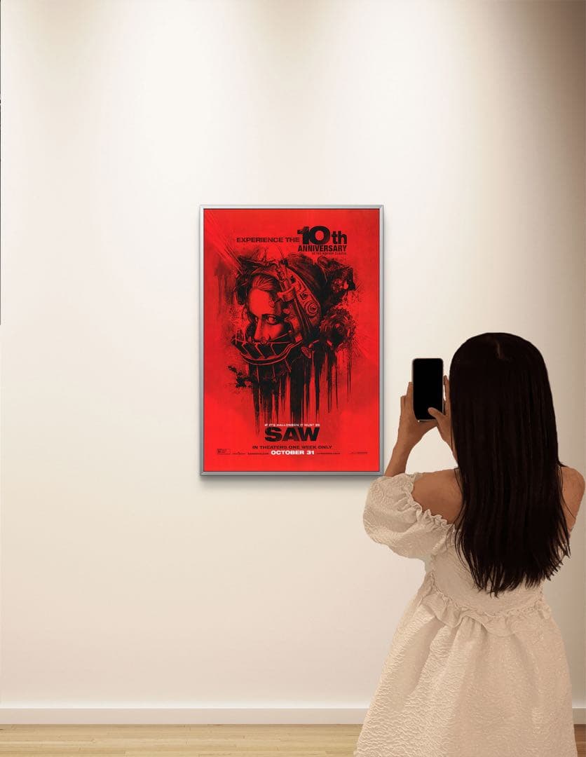 *枚数限定*映画館用片面印刷ポスターUS版:ソウ 10thANNIVERSARY