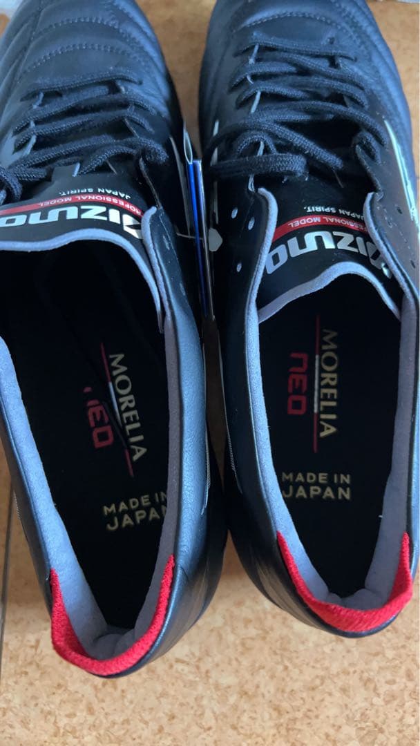 新品　モレリア　NEO4 サッカースパイク　ブラック　黒　ネオ4