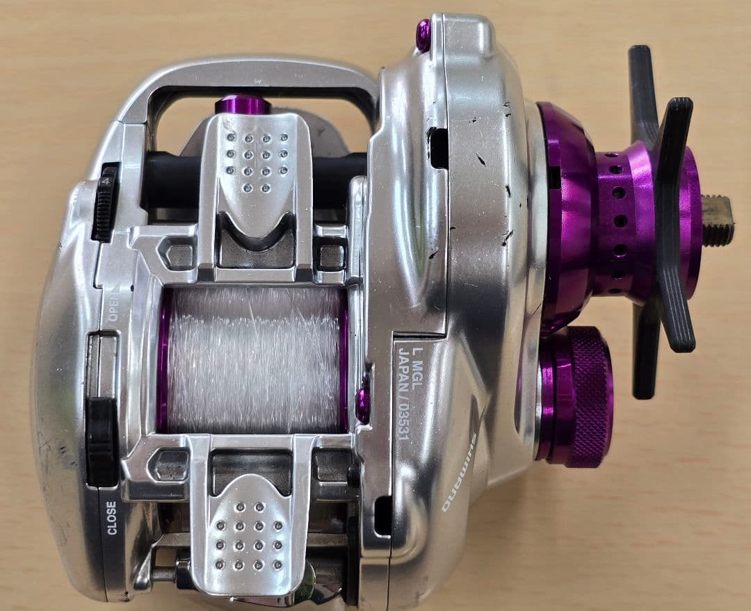 シマノ 16メタニウムMGL HG LEFT IXA KTFカスタム ハンドル無