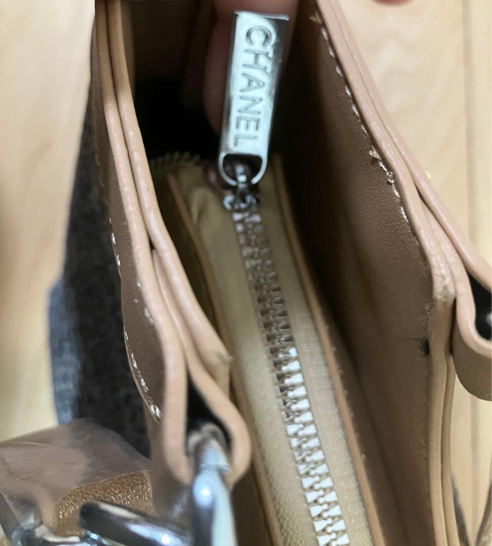 希少非売品　シャネルノベルティ　ツィードバックベージュ系