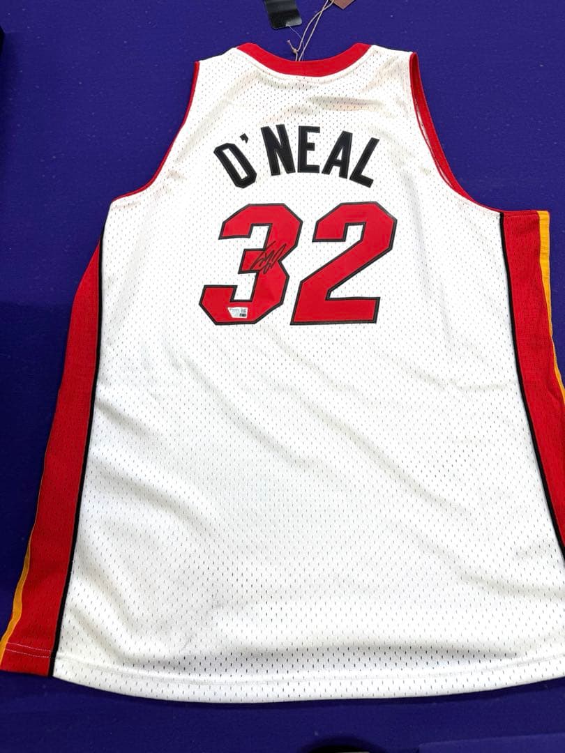 Shaquille O'Neal直筆サイン シャキール オニール マイアミヒート