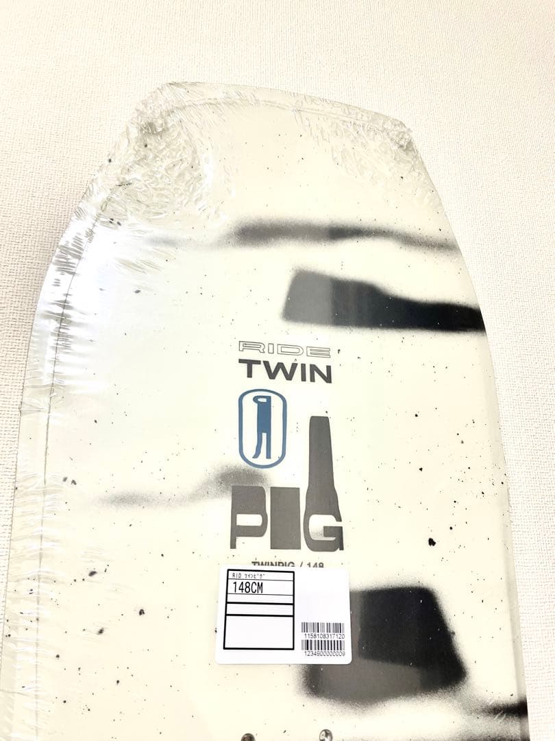 新品・未使用　RIDE TWINPIG ツインピグ148 スノーボード