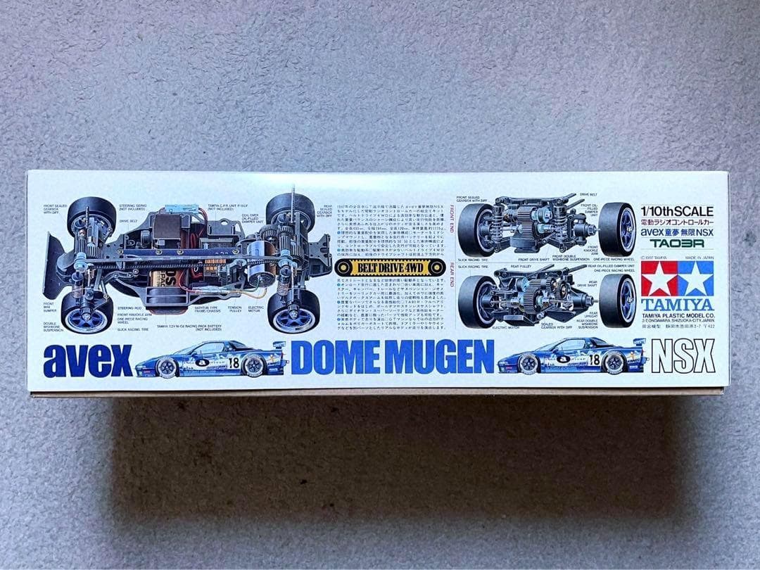 ヴィンテージ 当時物 タミヤ RC 1/10 avex 童夢 NSX TA03R