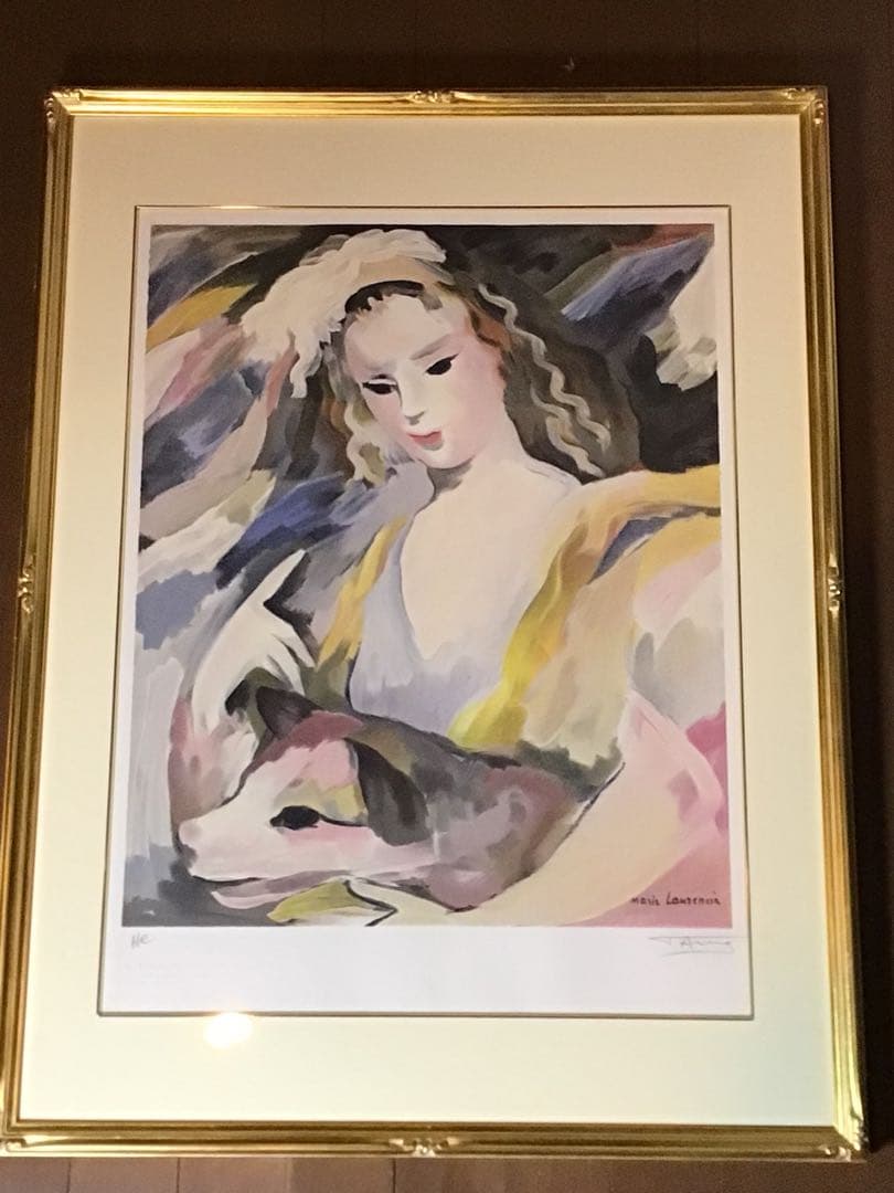 ◉真作保証◉マリー ローランサン◉美品 リトグラフ He版◉正規ADAGP認可