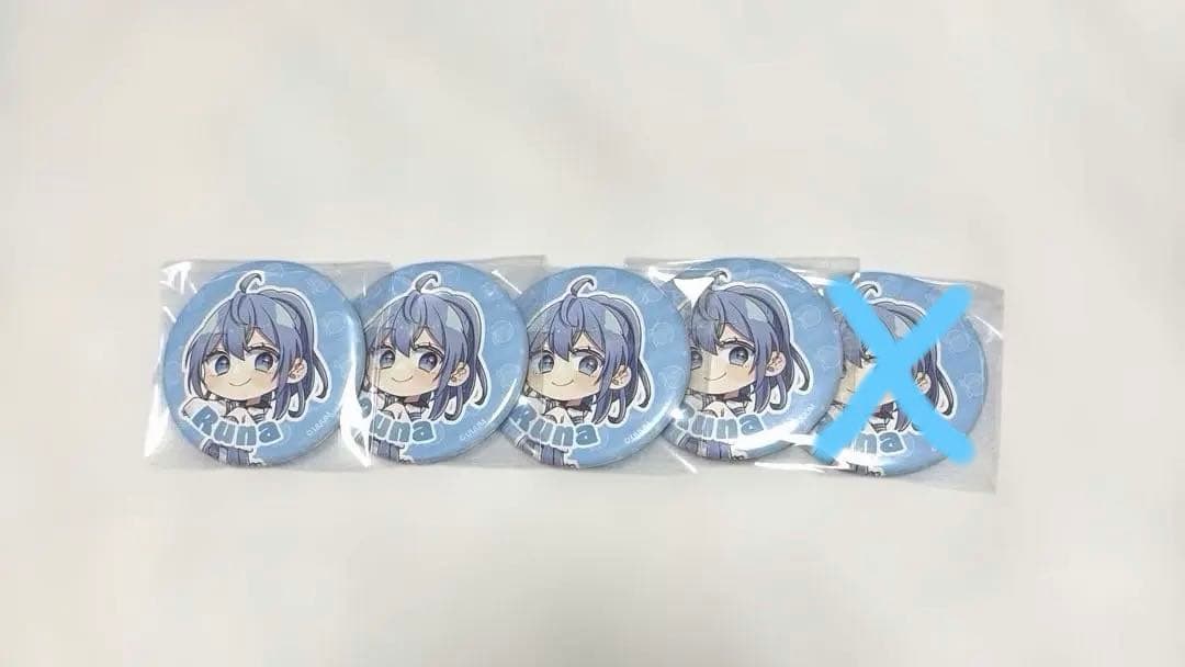 カラフルピーチ るな 2023缶バッジ 5個