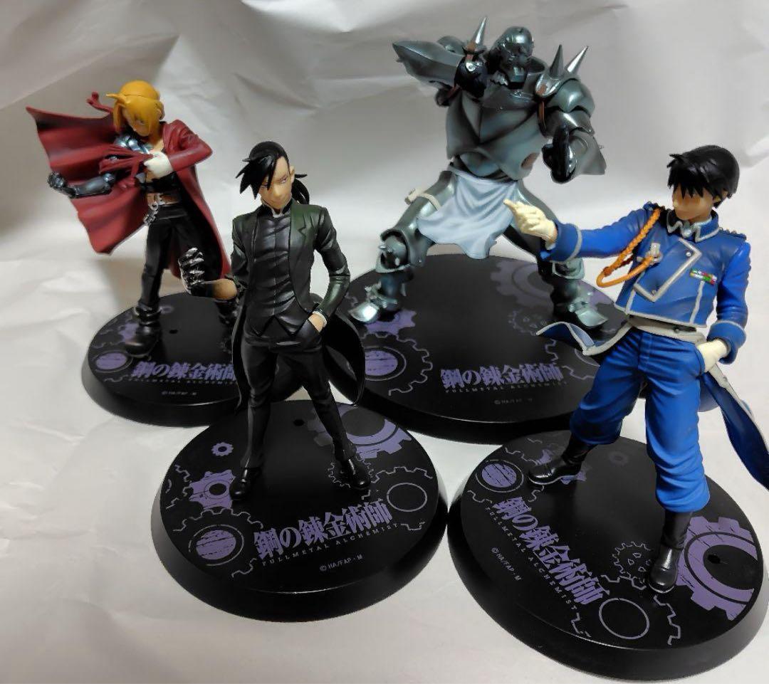 鋼の錬金術師 フィギュア エド、アルフォンス、リン、ロイ・マスタング