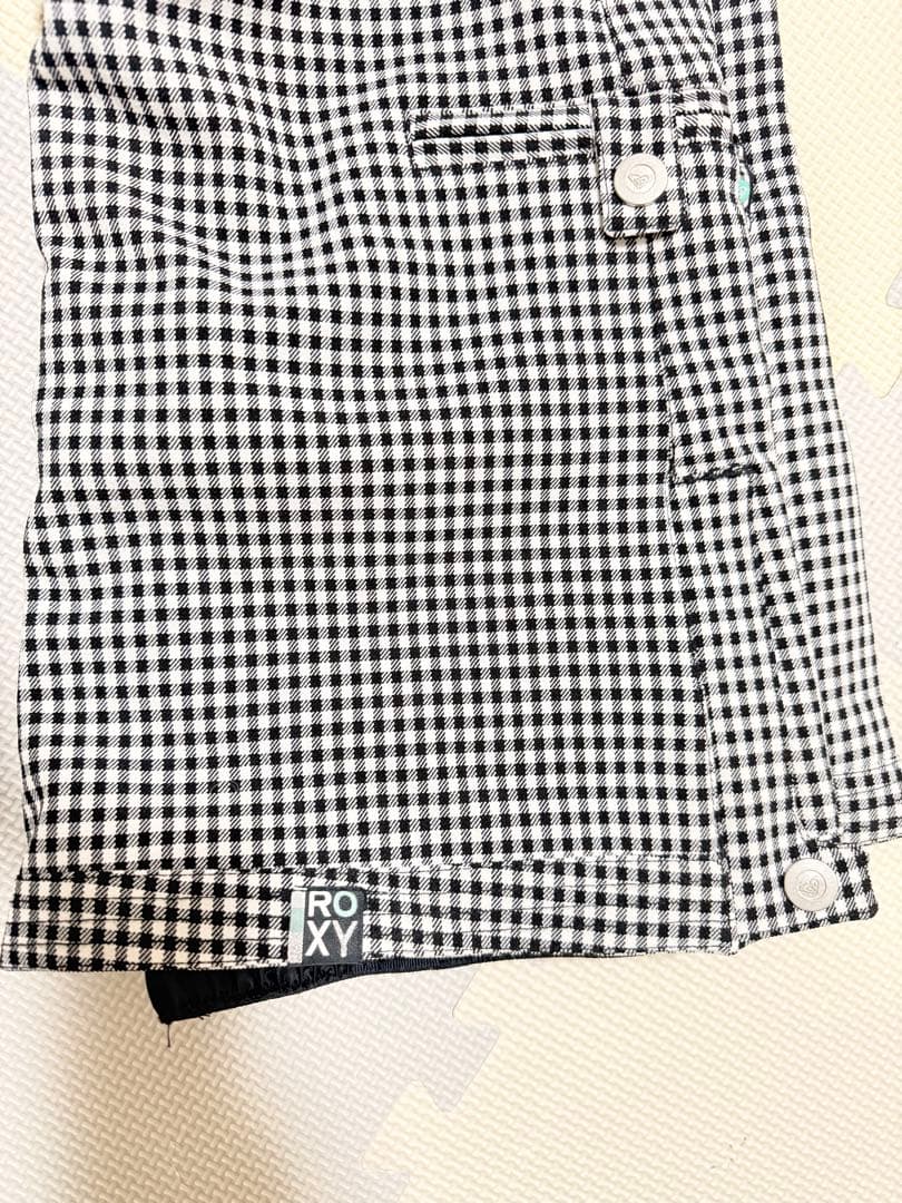 ROXY スノーボードパンツ　ギンガムチェック S