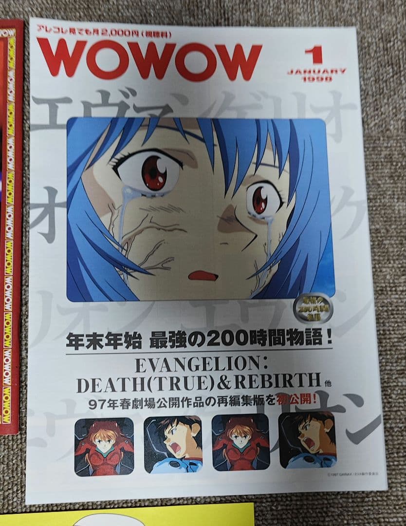 激レア エヴァンゲリオン WOWOW 非売品 ポスター・チラシ冊子