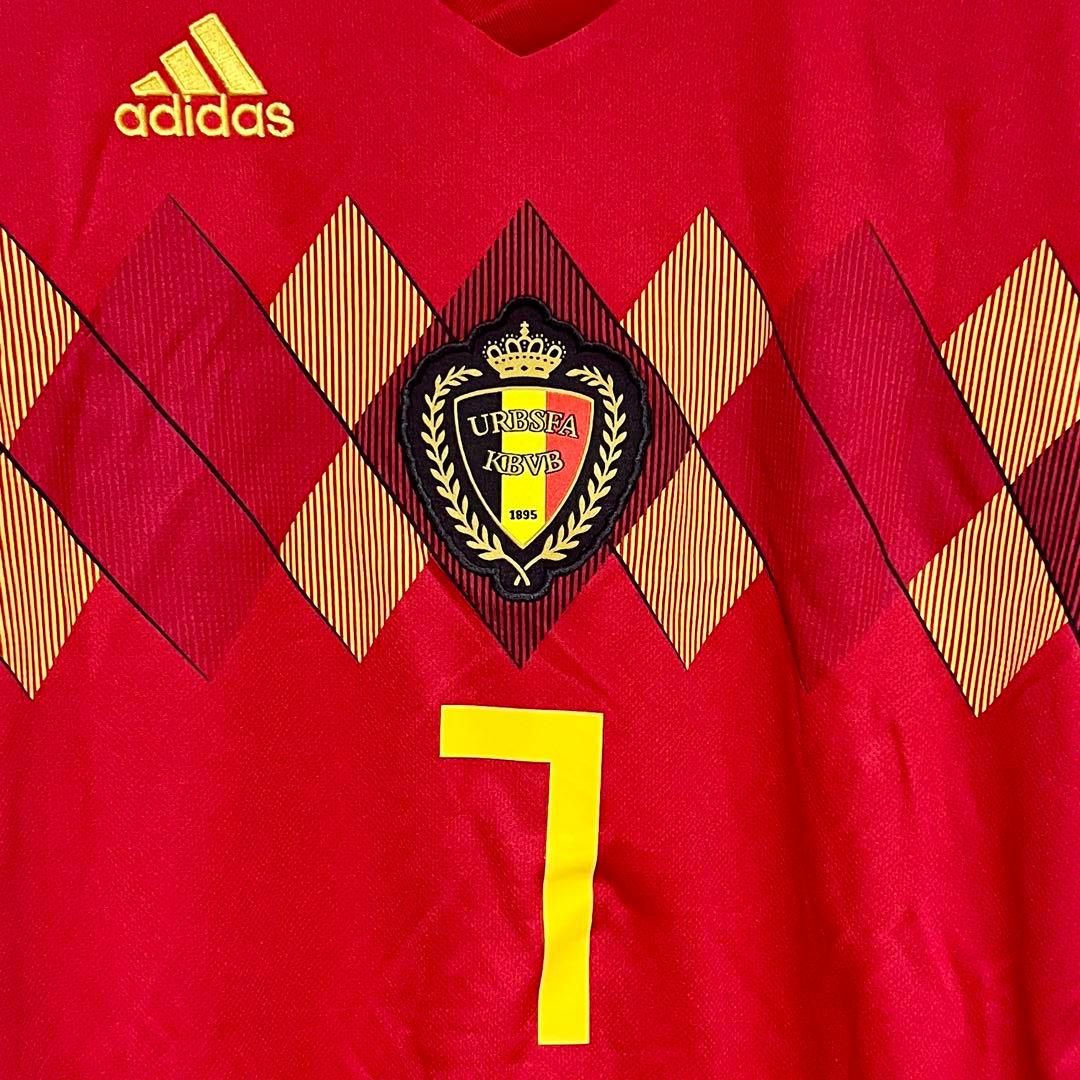 【新品/タグ付き】2018ロシアW杯 ベルギー代表 ♯7 デブライネ【Lサイズ】