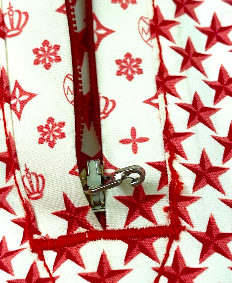 MTN ROCKSTAR HARUMAKI 総柄スノージャケット 赤白