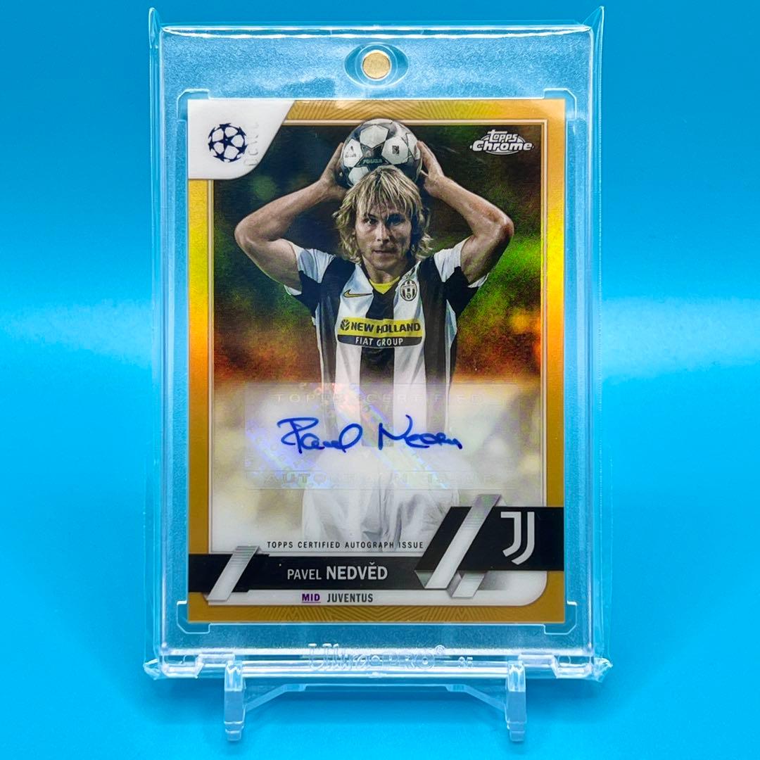Topps Chrome NEDVED ネドベド 直筆サイン ゴールド 50シリ
