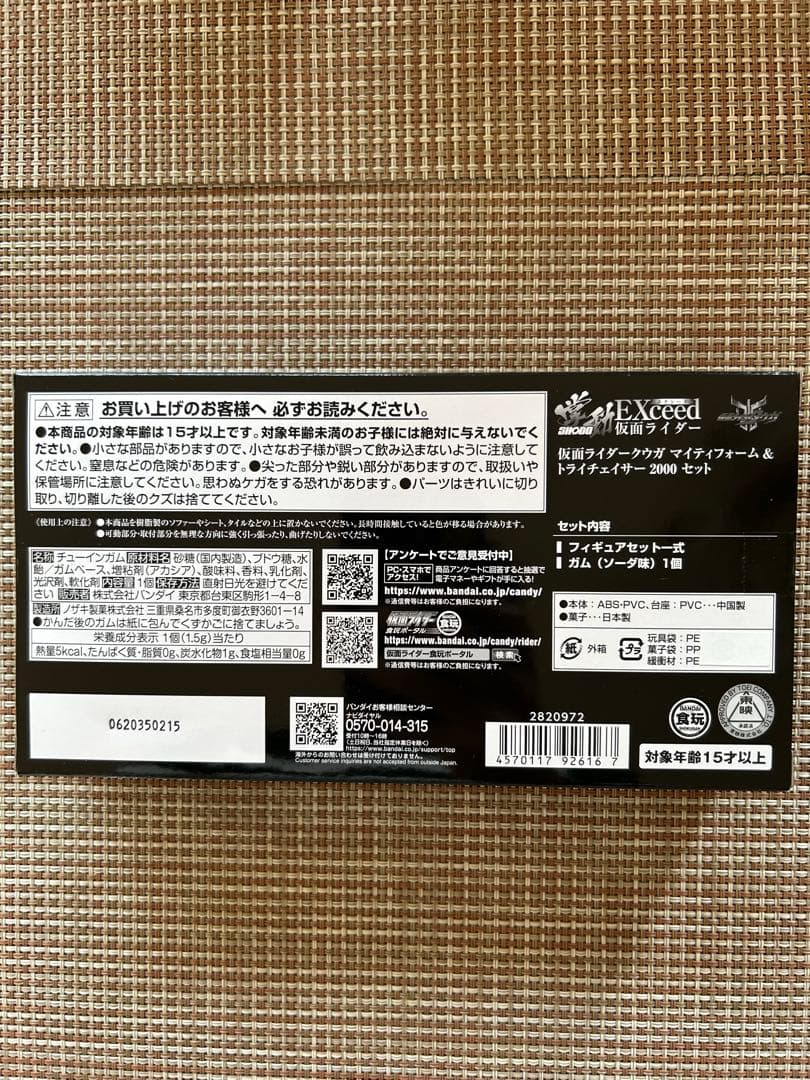 掌動EXCEED 仮面ライダークウガ マイティフォーム＆トライチェイサー2000