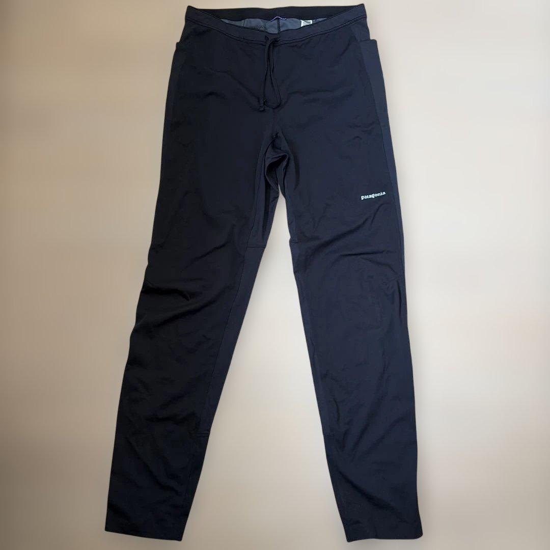 Patagonia メンズ ウインドシールドパンツ Lサイズ ブラック FA23