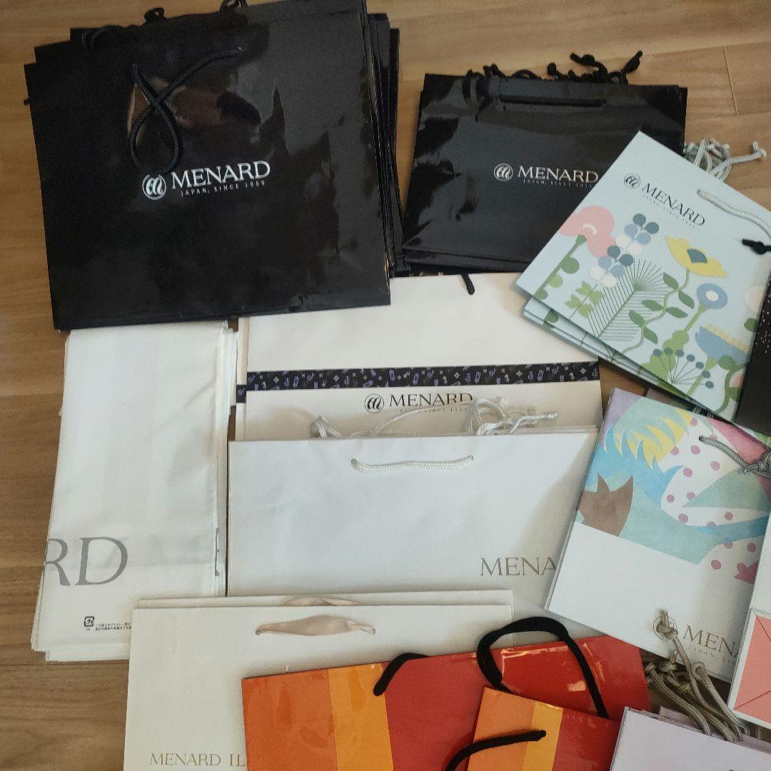 ほとんど新品 MENARD ショップ袋 大量セット 約80点+先着おまけ付き
