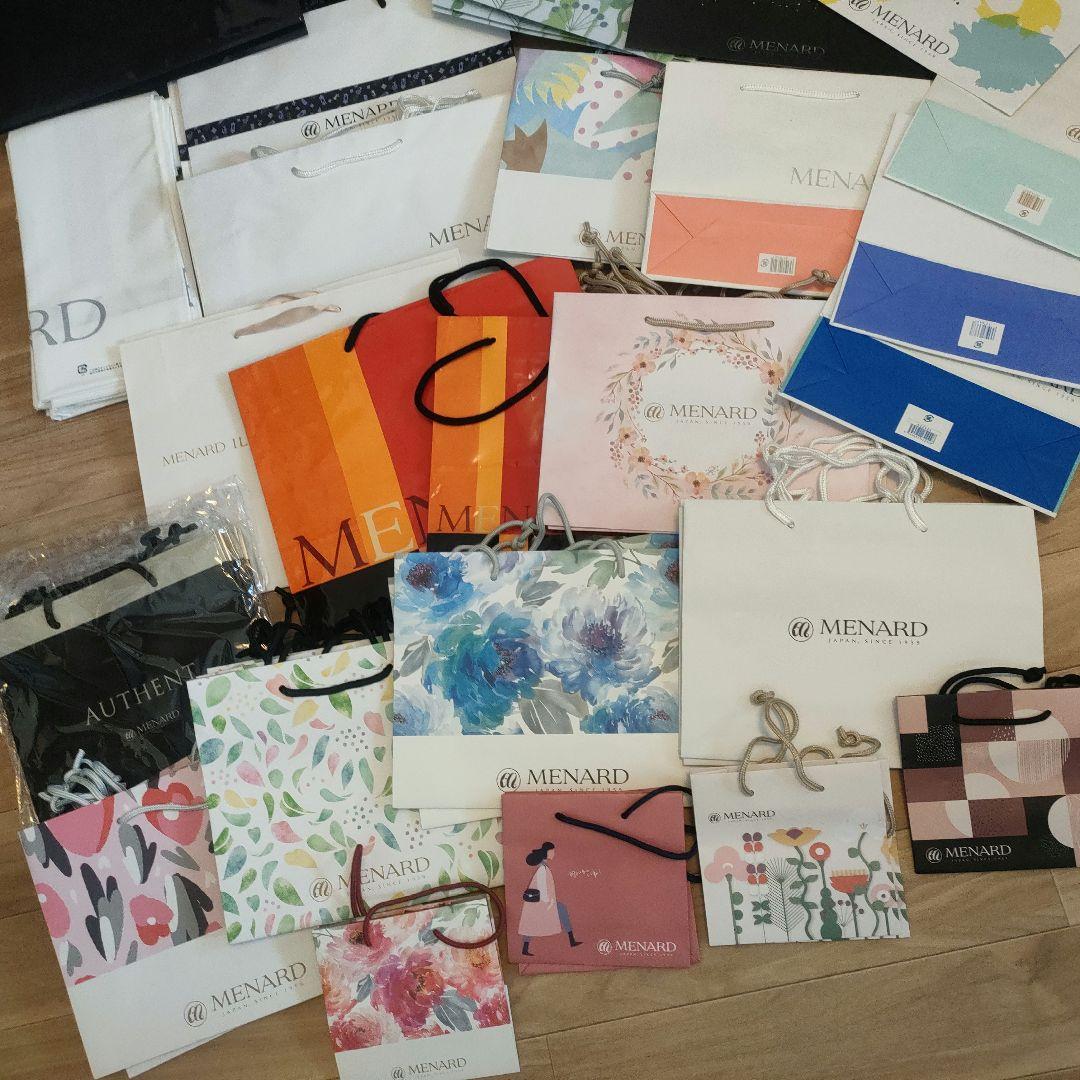 ほとんど新品 MENARD ショップ袋 大量セット 約80点+先着おまけ付き