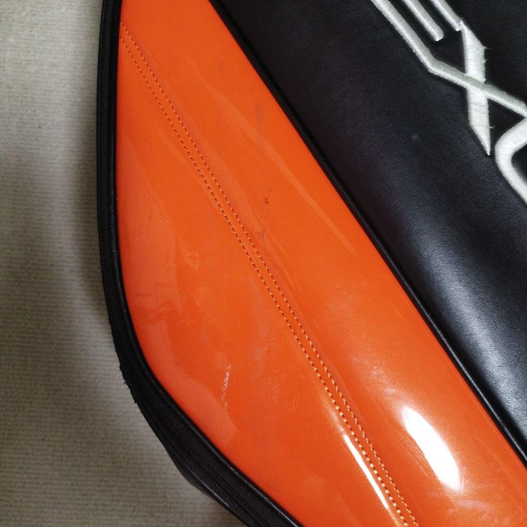 Lexus キャスター付きキャディバッグ オレンジ ブラック フードなし