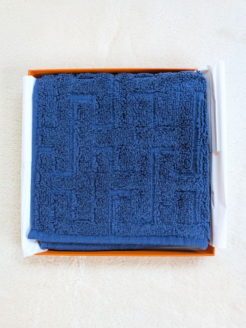 新品・未使用　HERMES エルメス　タオル エルメスブルー　即日発送