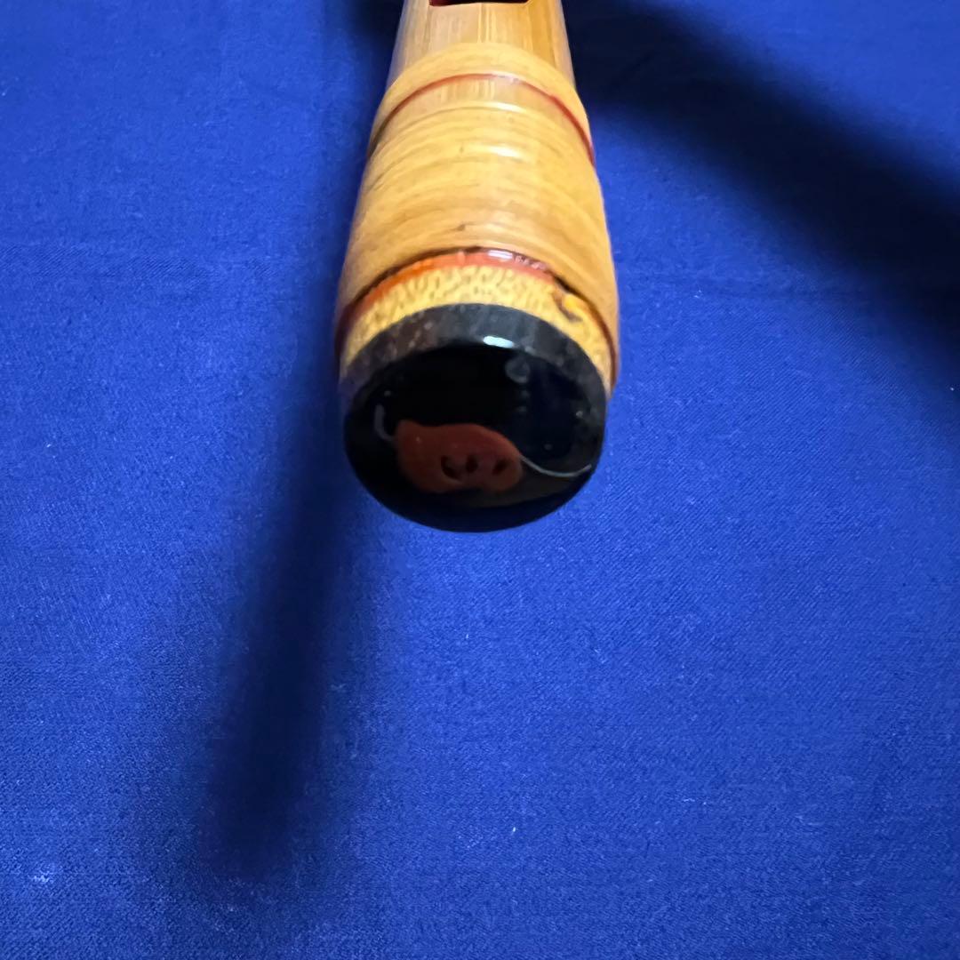 篠笛 喜月 4本調子 唄用（ドレミ調）天地籐巻 笛袋付